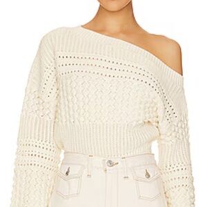 Tularosa OFF SHOULDER POINTELLE 
TULAROSA